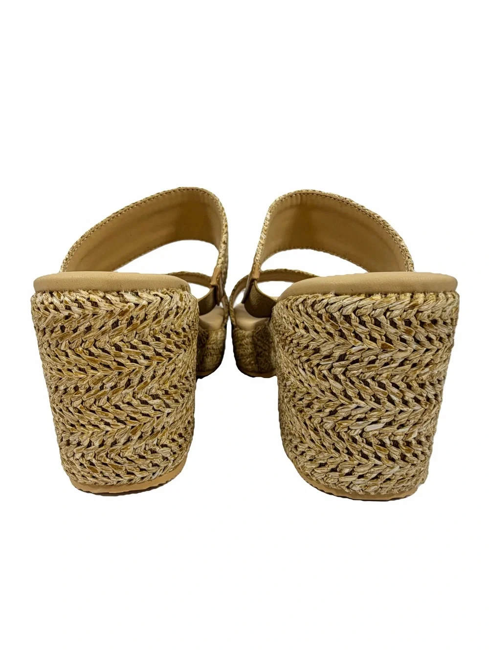 NWT North Oak Espadrilles Platform Wedge Sandals Size 7 Women's